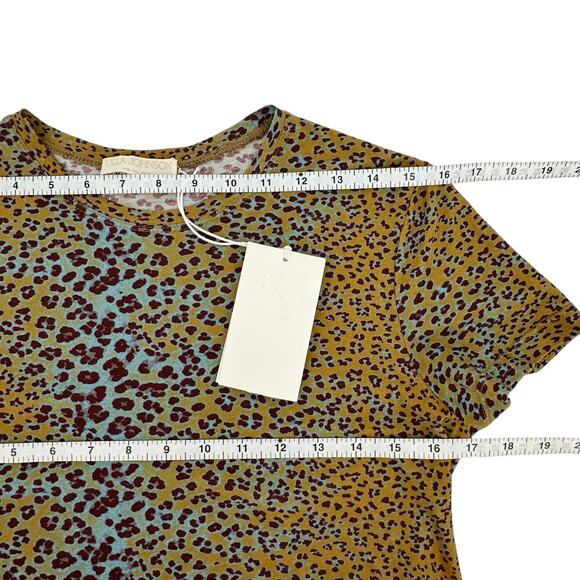 ULLA JOHNSON Estelle Leopard T-Shirt S - Picture 9 of 10